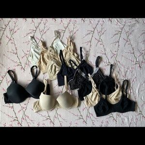(10) Bundle Nursing / Breastfeeding bras M/L sizes